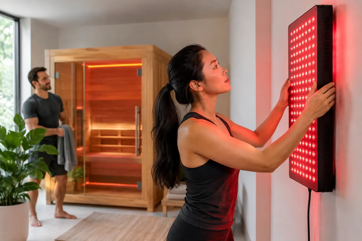 Installing a Red Light Panel for Daily Recovery