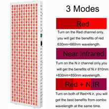 Ag-Pro2000 Red Light Therapy Panel 630Nm 660Nm 810Nm 830Nm 850Nm near Infrared Lamp LED Beauty Device Full Body, Red Light LED