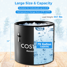 Costway Recovery Pro 79 Gal Water Chiller Compatible Cold Plunge Tub with Cover