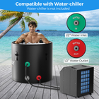 Costway Recovery Pro 79 Gal Water Chiller Compatible Cold Plunge Tub with Cover