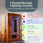 Andora 2-Person Low EMF FAR Infrared Sauna, Canadian Hemlock
