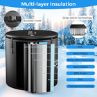 Costway Recovery Pro 79 Gal Water Chiller Compatible Cold Plunge Tub with Cover