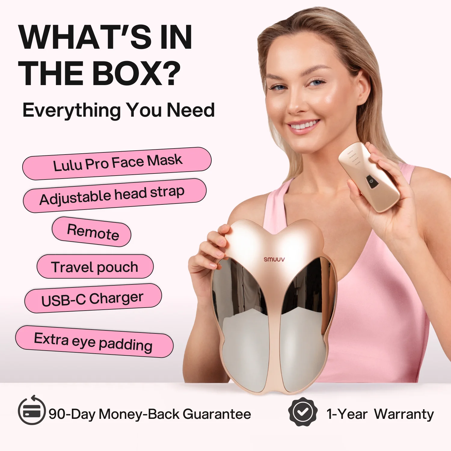 SMUUV Lulu Pro LED Light Therapy Mask