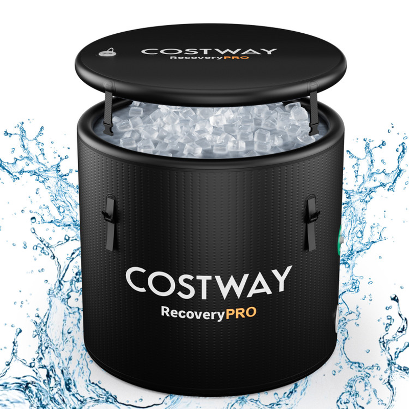 Costway Recovery Pro 79 Gal Water Chiller Compatible Cold Plunge Tub with Cover